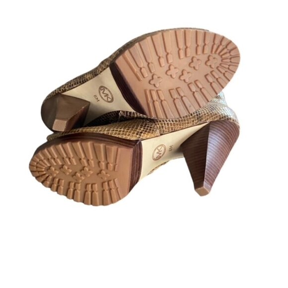 Michael Kors Codie Open Toe Bootie in Barley 8 - Picture 7 of 7